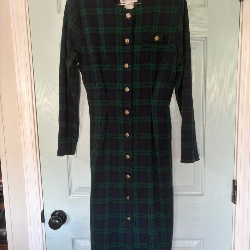 🖤Dark Academia Plaid Dress🖤